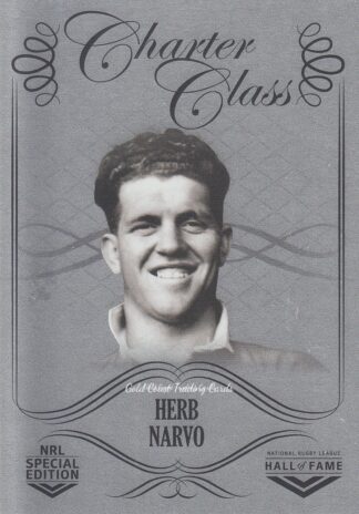 2018 NRL Glory Charter Class Chrome - CCC038 Herb Narvo