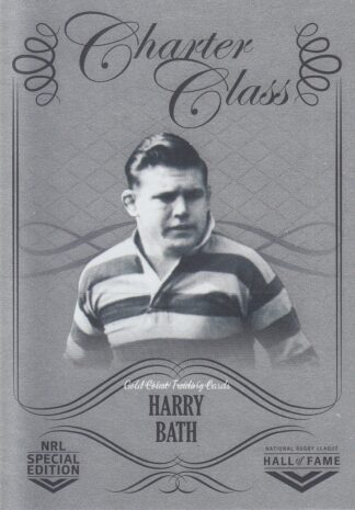 2018 NRL Glory Charter Class Chrome - CCC040 Harry Bath