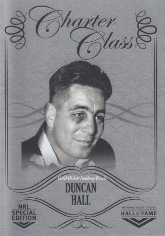 2018 NRL Glory Charter Class Chrome - CCC044 Duncan Hall
