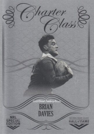 2018 NRL Glory Charter Class Chrome - CCC047 Brian Davies
