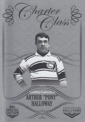 2018 NRL Glory Charter Class Chrome - CCC006 Arthur Halloway
