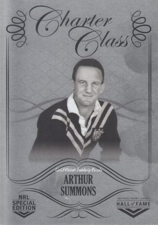 2018 NRL Glory Charter Class Chrome - CCC064 Arthur Summons