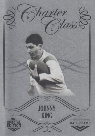 2018 NRL Glory Charter Class Chrome - CCC065 Johnny King