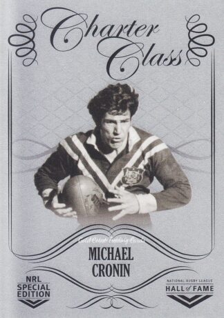 2018 NRL Glory Charter Class Chrome - CCC075 Michael Cronin Parramatta Eels