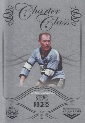 2018 NRL Glory Charter Class Chrome - CCC077 Steve Rogers Cronulla Sharks