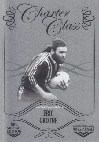 2018 NRL Glory Charter Class Chrome - CCC084 Eric Grothe Parramatta Eels