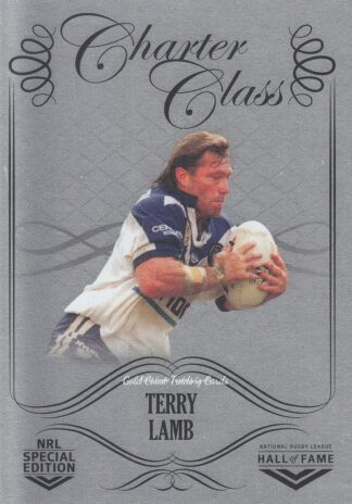 2018 NRL Glory Charter Class Chrome - CCC086 Terry Lamb Canterbury Bulldogs