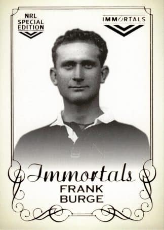 2018 NRL Glory Immortals Photo - IMP10 Frank Burge St George Dragons