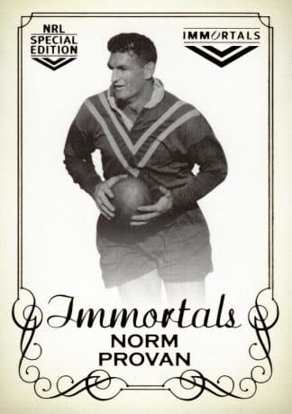 2018 NRL Glory Immortals Photo - IMP12 Norm Provan St George Dragons