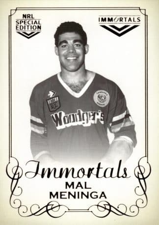 2018 NRL Glory Immortals Photo - IMP13 Mal Meninga Canberra Raiders