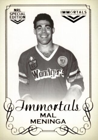 2018 NRL Glory Immortals Photo - IMP13 Mal Meninga Canberra Raiders
