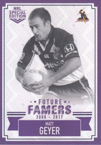 2018 NRL Glory Future Famers - FF13 Matt Geyer Melbourne Storm