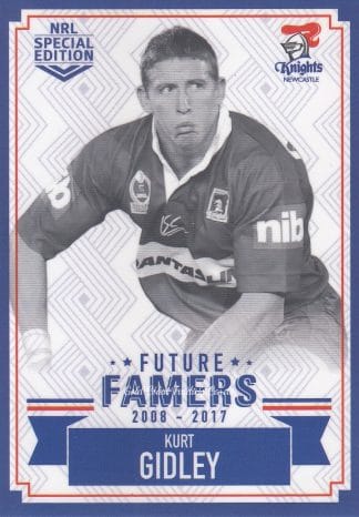 2018 NRL Glory Future Famers - FF16 Kurt Gidley Newcastle Knights