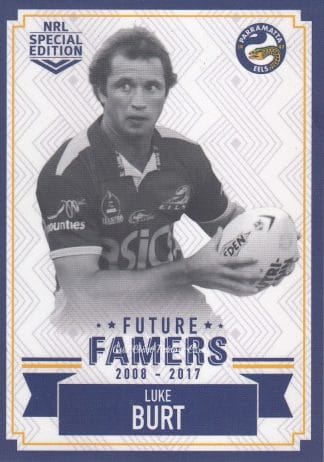 2018 NRL Glory Future Famers - FF19 Luke Burt Parramatta Eels