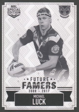 2018 NRL Glory Future Famers - FF30 Michael Luck New Zealand Warriors