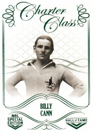2018 NRL Glory Charter Class - CC001 Billy Cann