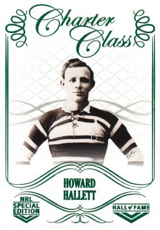 2018 NRL Glory Charter Class - CC008 Howard Hallett