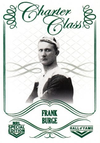 2018 NRL Glory Charter Class - CC012 Frank Burge