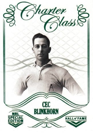 2018 NRL Glory Charter Class - CC016 Cec Blinkhorn