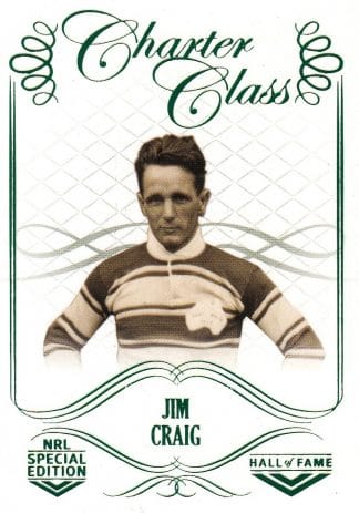 2018 NRL Glory Charter Class - CC018 Jim Craig