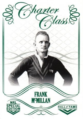 2018 NRL Glory Charter Class - CC019 Frank McMillan