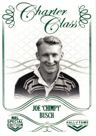 2018 NRL Glory Charter Class - CC028 Joe Busch