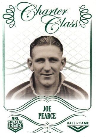 2018 NRL Glory Charter Class - CC031 Joe Pearce