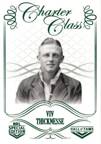 2018 NRL Glory Charter Class - CC034 Viv Thicknesse