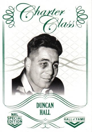 2018 NRL Glory Charter Class - CC044 Duncan Hall