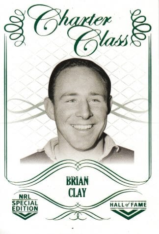 2018 NRL Glory Charter Class - CC053 Brian Clay