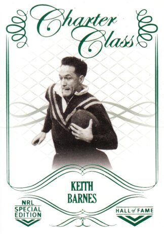 2018 NRL Glory Charter Class - CC054 Keith Barnes