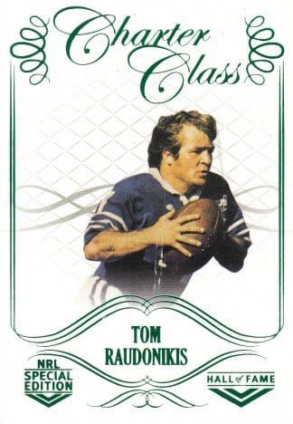 2018 NRL Glory Charter Class - CC074 Tom Raudonikis Newtown Jets
