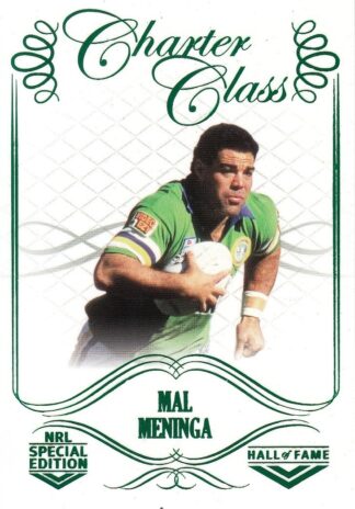 2018 NRL Glory Charter Class - CC080 Mal Meninga Canberra Raiders