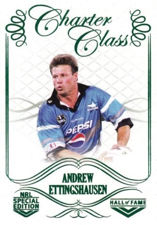 2018 NRL Glory Charter Class - CC090 Andrew Ettingshausen Cronulla Sharks