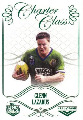 2018 NRL Glory Charter Class - CC094 Glenn Lazarus Canberra Raiders