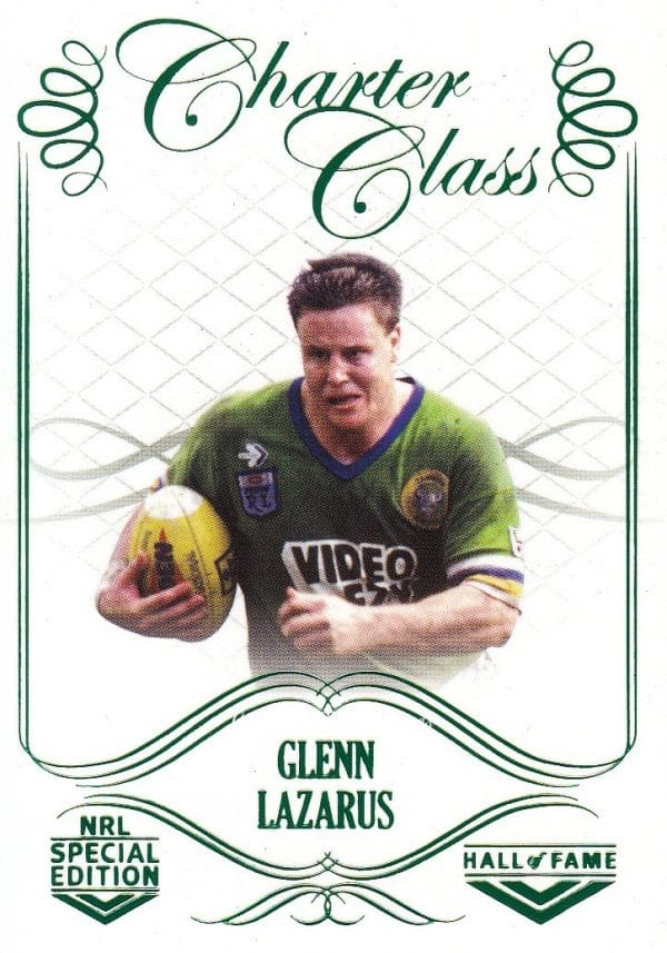 2018 NRL Glory Charter Class - CC094 Glenn Lazarus Canberra Raiders