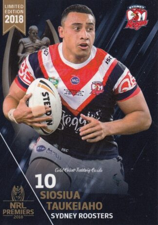 2018 NRL Premiers Collection - PC11 Siosiua Taukeiaho Sydney Roosters