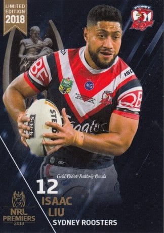 2018 NRL Premiers Collection - PC15 Isaac Liu Sydney Roosters