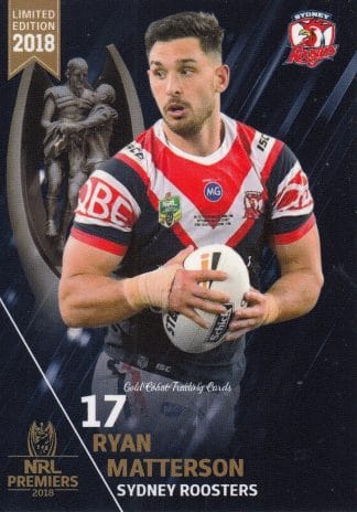 2018 NRL Premiers Collection - PC18 Ryan Matterson Sydney Roosters