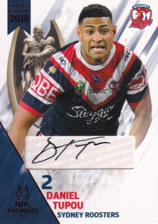 2018 NRL Premiers Signature Series - PPC03 Daniel Tupou Sydney Roosters