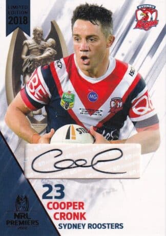 2018 NRL Premiers Signature Series - PPC08 Cooper Cronk Sydney Roosters