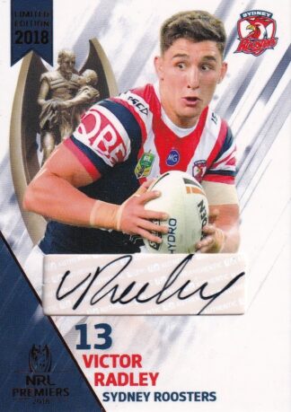 2018 NRL Premiers Signature Series - PPC14 Victor Radley Sydney Roosters