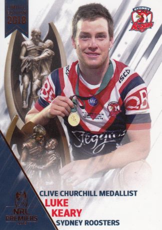 2018 NRL Premiers Signature Series - PPC20 Luke Keary Sydney Roosters