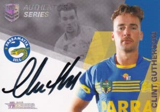 2018 NRL Traders Authentic Signatures - AS10 Clint Gutherson Parramatta Eels