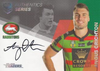 2018 NRL Traders Authentic Signatures - AS12 Angus Crichton South Sydney Rabbitohs