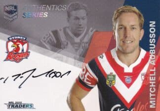 2018 NRL Traders Authentic Signatures - AS14 Mitch Aubusson Sydney Roosters