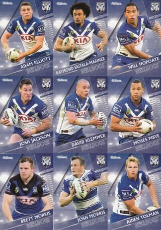 2018 NRL Traders Base Team Set - Canterbury Bulldogs