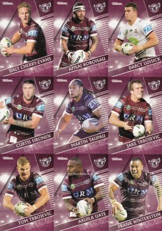 2018 NRL Traders Base Team Set - Manly Sea Eagles