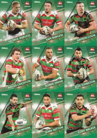 2018 NRL Traders Base Team Set - South Sydney Rabbitohs