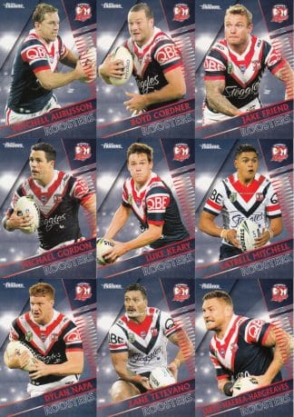 2018 NRL Traders Base Team Set - Sydney Roosters
